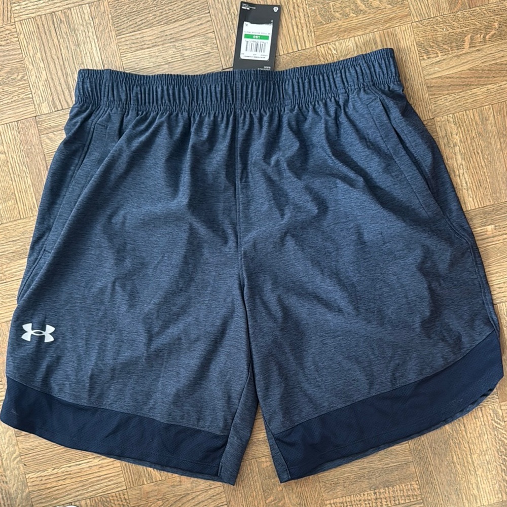 Under Armour Men's Dark Blue Athletic Shorts
